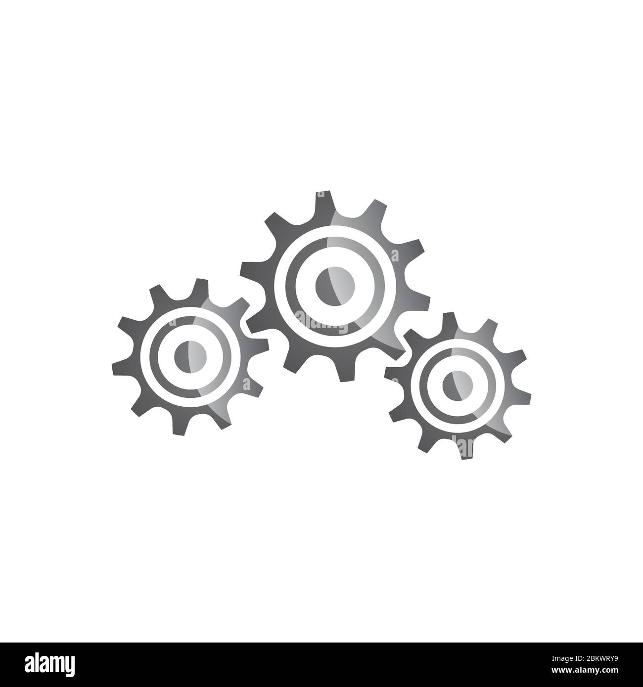 Gear Template vector icon illustration design Stock Vector Image & Art ...