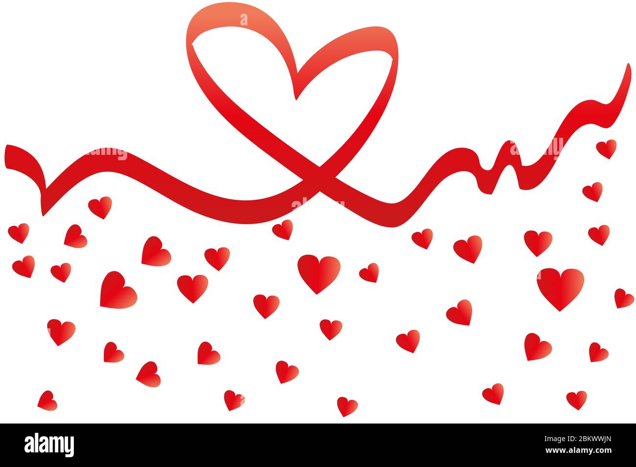 Valentines day background with Heart. Vector illustration Stock Photo ...