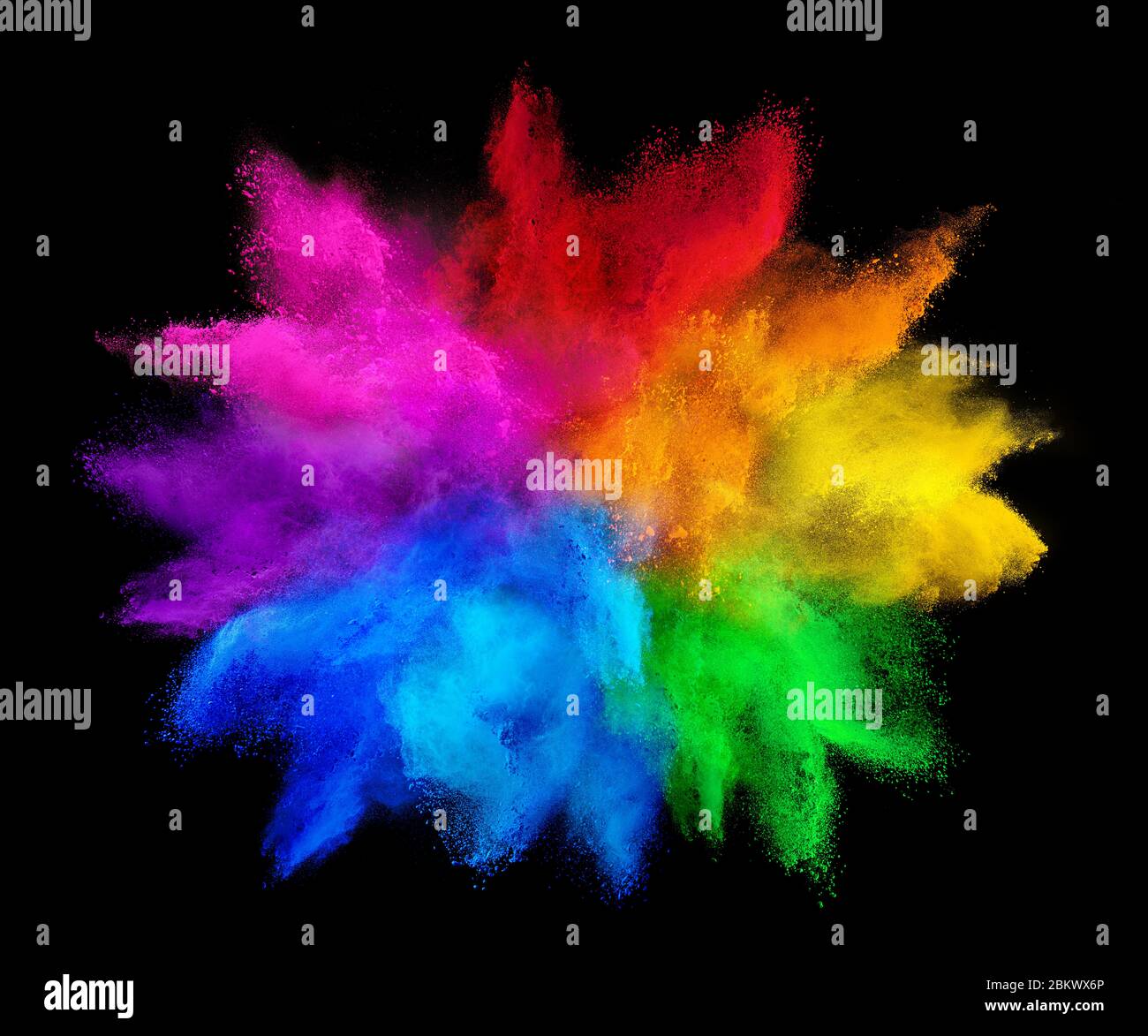 Color run powder hi-res stock photography and images - Alamy