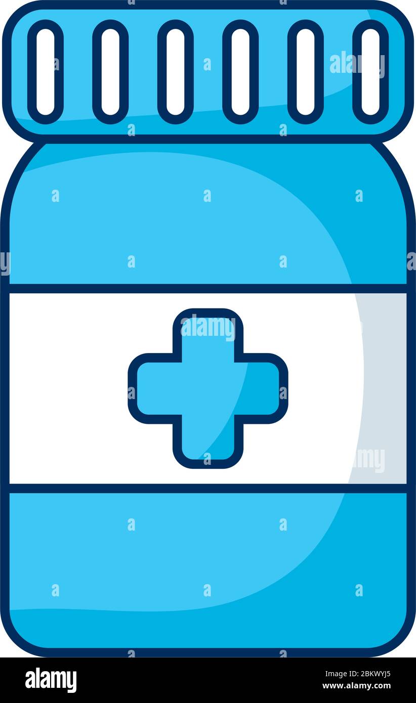 medicine bottle drug isolated icon Stock Vector Image & Art - Alamy