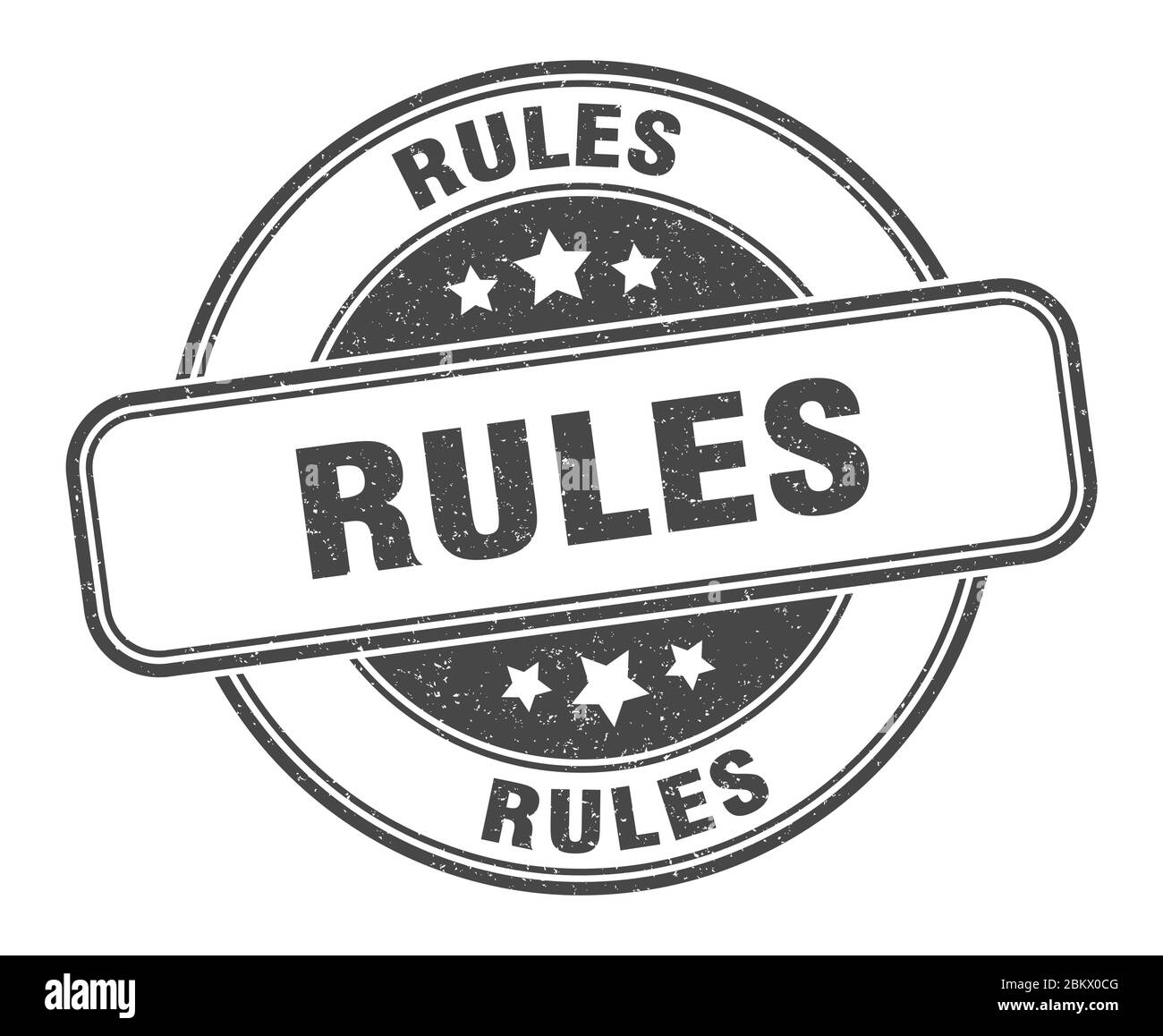 rules stamp. rules round grunge sign. label Stock Vector Image & Art ...