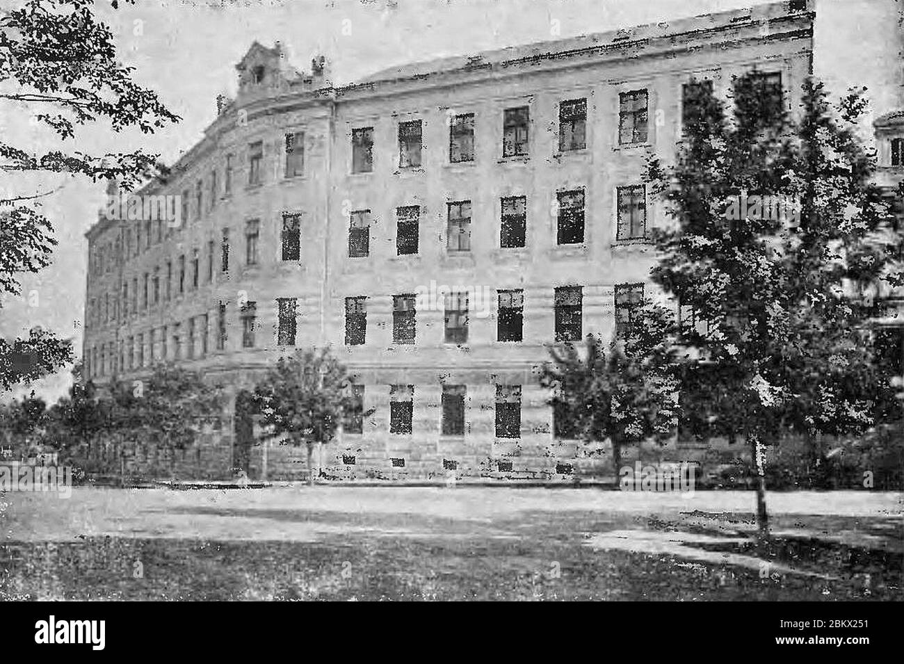 II Gimnazjum w Tarnopolu (-1912). Stock Photo
