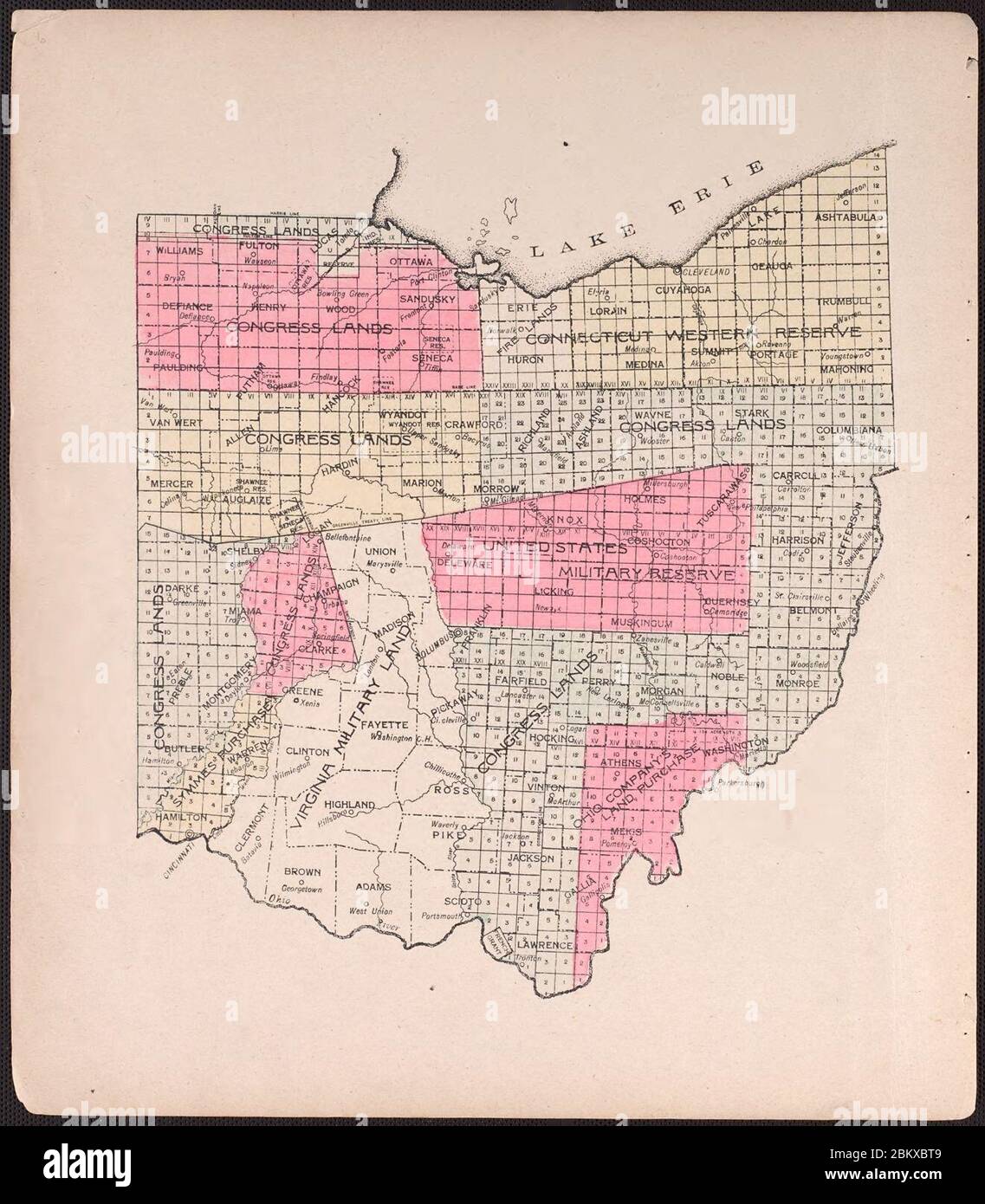 Illustrated atlas of Guernsey County, Ohio Stock Photo Alamy