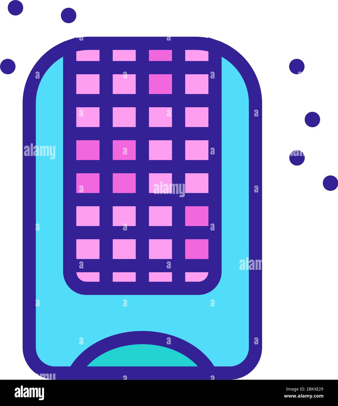 mosquito net protection icon vector outline illustration Stock Vector