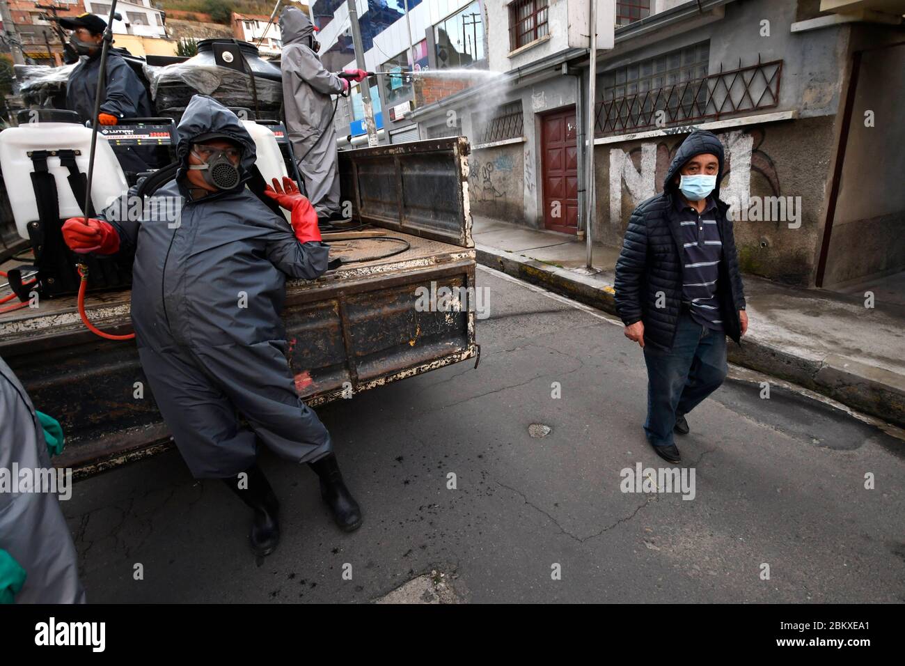 La Paz, LA PAZ, BOLIVIA. 5th May, 2020. Daily life during the Martial