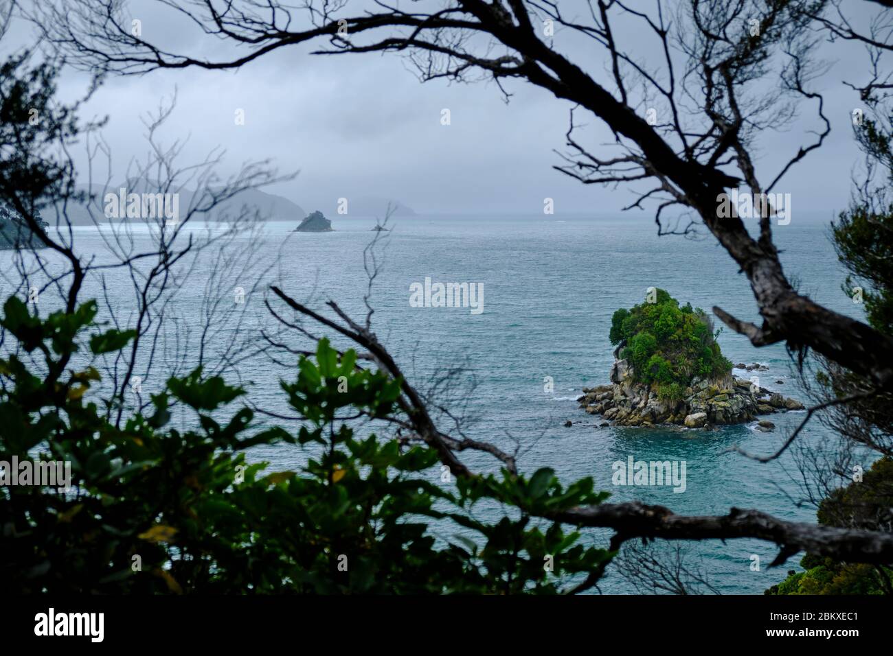 View from the Pitt Head Lookout, Abel Tasman National Park, South Island,  New Zealand Stock Photo - Alamy