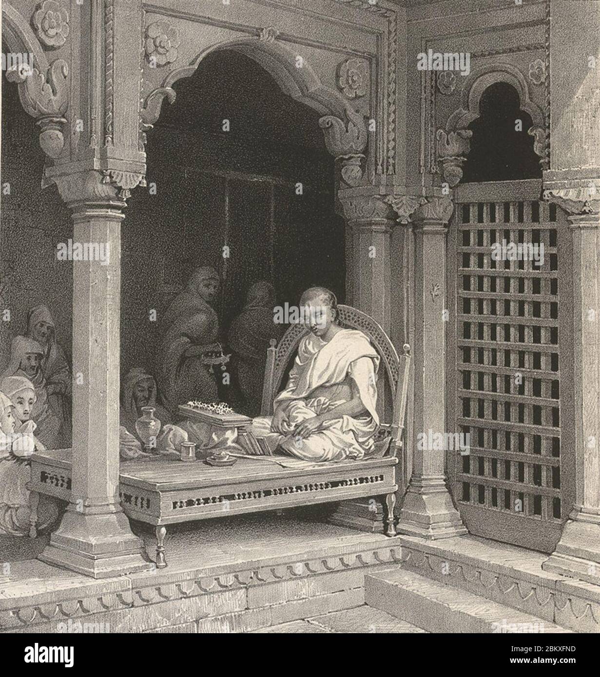 Illustration by James Prinsep 1831 Stock Photo Alamy