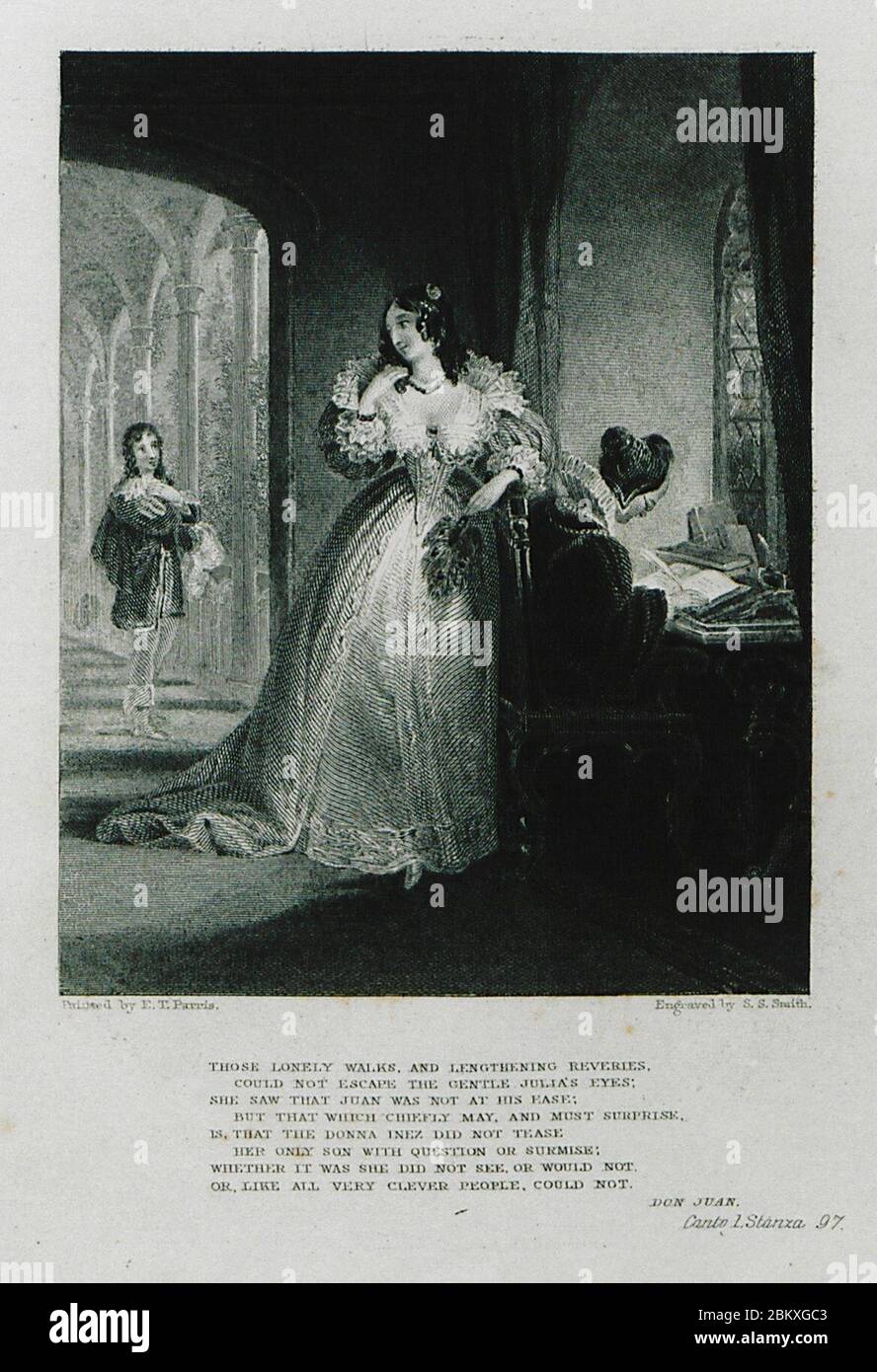Illustration for the poem of Lord Byron ‘Don Juan‘ - Byron George ...