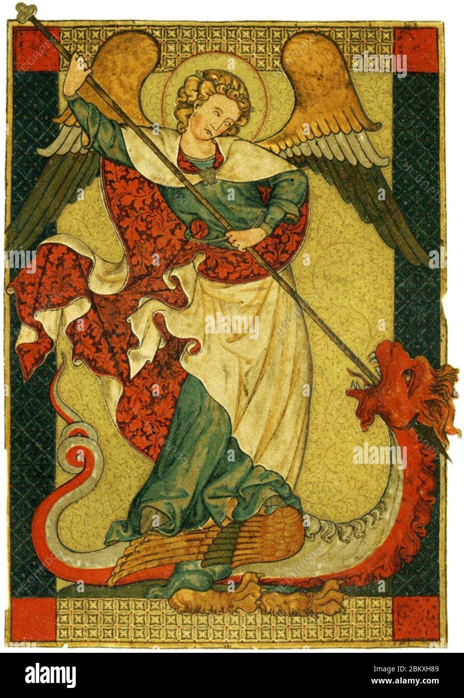 Michael archangel illustration Cut Out Stock Images & Pictures - Alamy