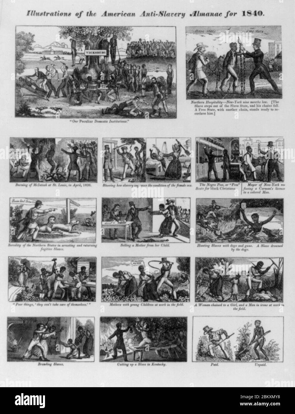 Anti slavery almanac hi-res stock photography and images photo