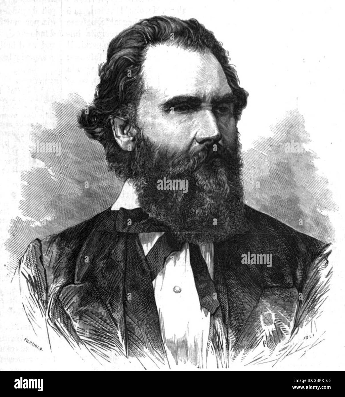 Illustrazione Italiana 1874 n. 3 Giovanni Duprè Stock Photo Alamy