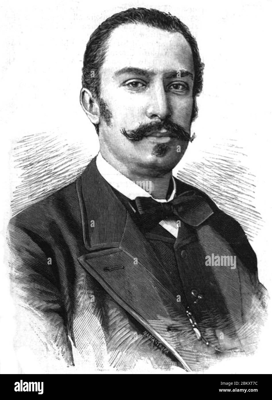 Illustrazione Italiana 1889 n. 13 - Giovanni Giolitti. Stock Photo