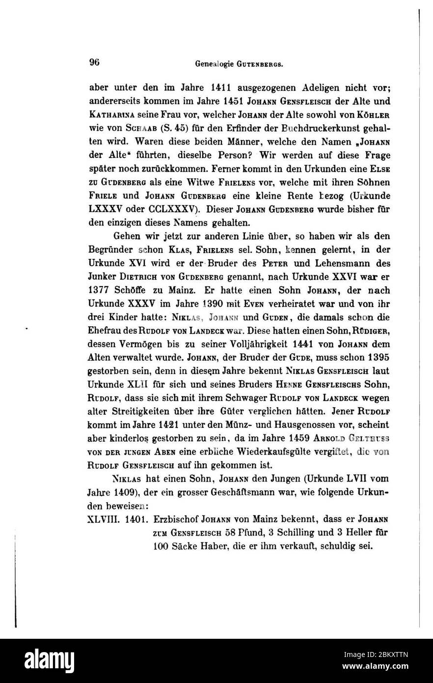 Illustrirte Geschichte der Buchdruckerkunst (Faulmann) 126. Stock Photo