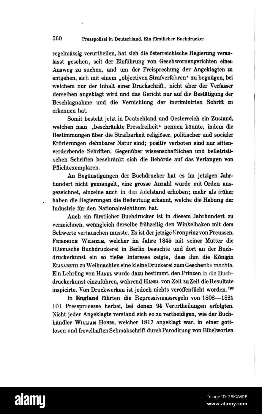 Illustrirte Geschichte der Buchdruckerkunst (Faulmann) 636. Stock Photo
