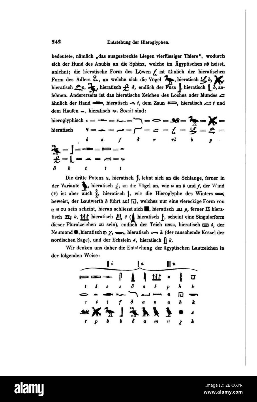 Illustrirte Geschichte der Schrift (Faulmann) 275. Stock Photo