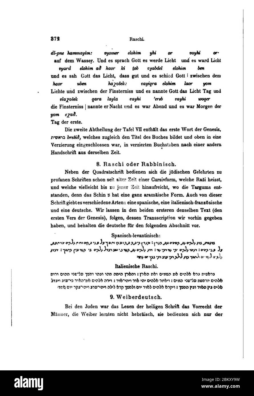 Illustrirte Geschichte der Schrift (Faulmann) 427. Stock Photo