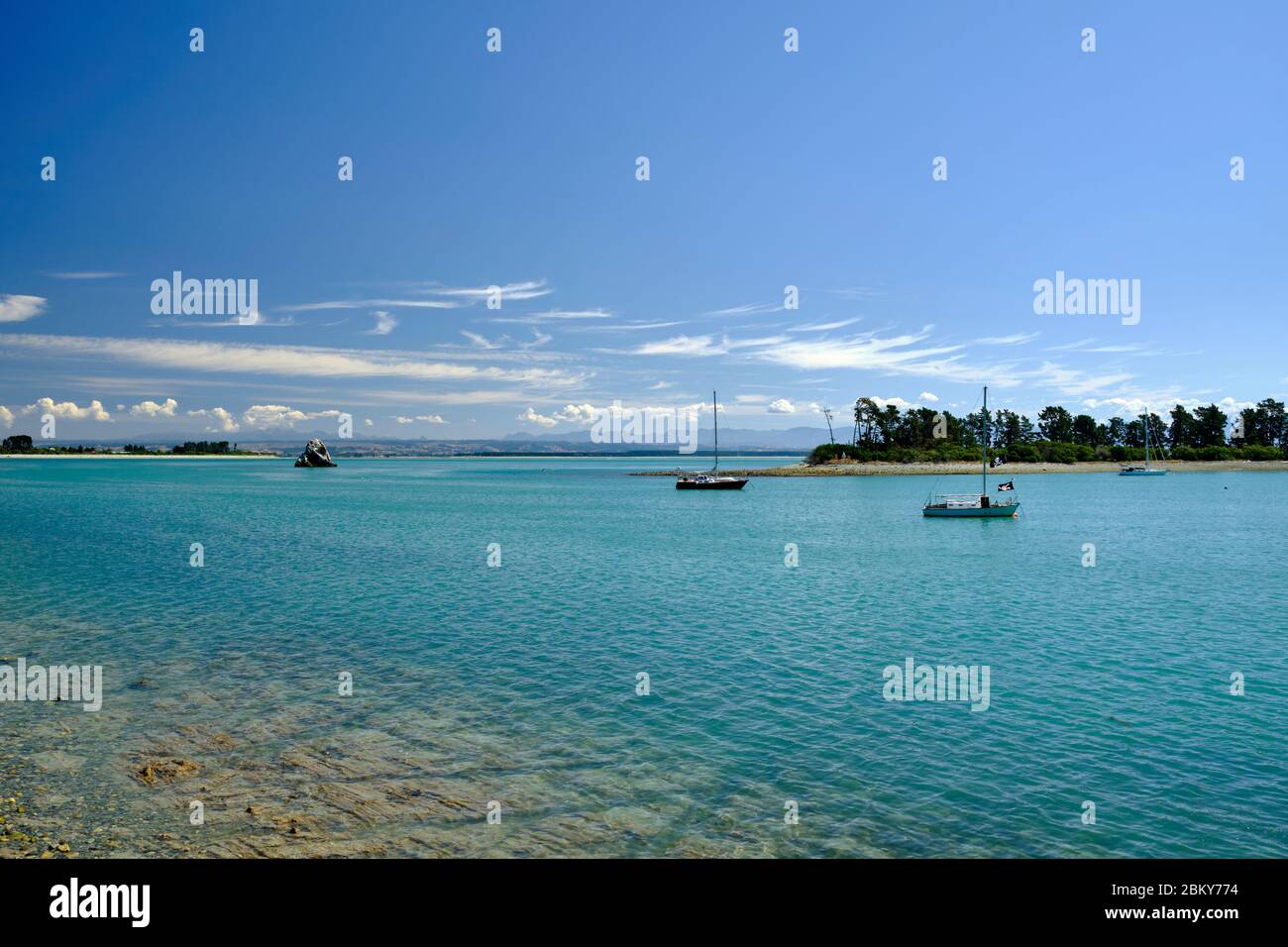 Fifeshire Rock The Cliffs, Nelson, New Zealand Stock Photo Alamy