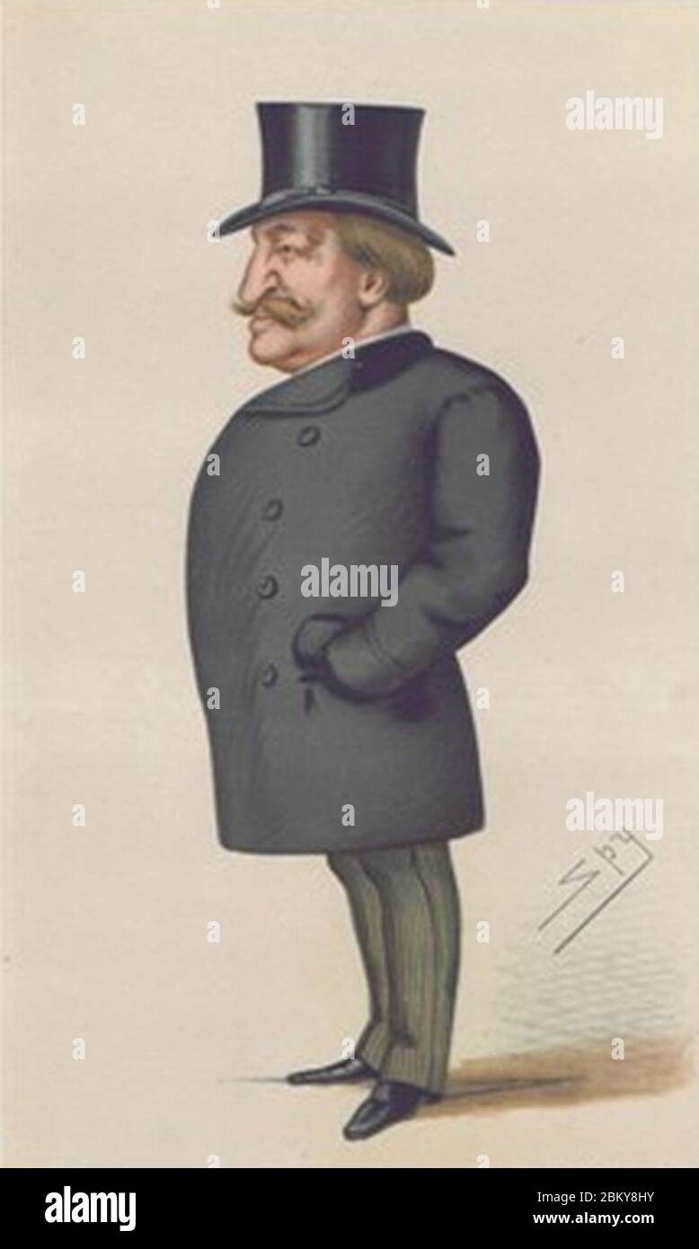 Nikolay Pavlovich Ignatyev Vanity Fair 14 April 1877. Stock Photo