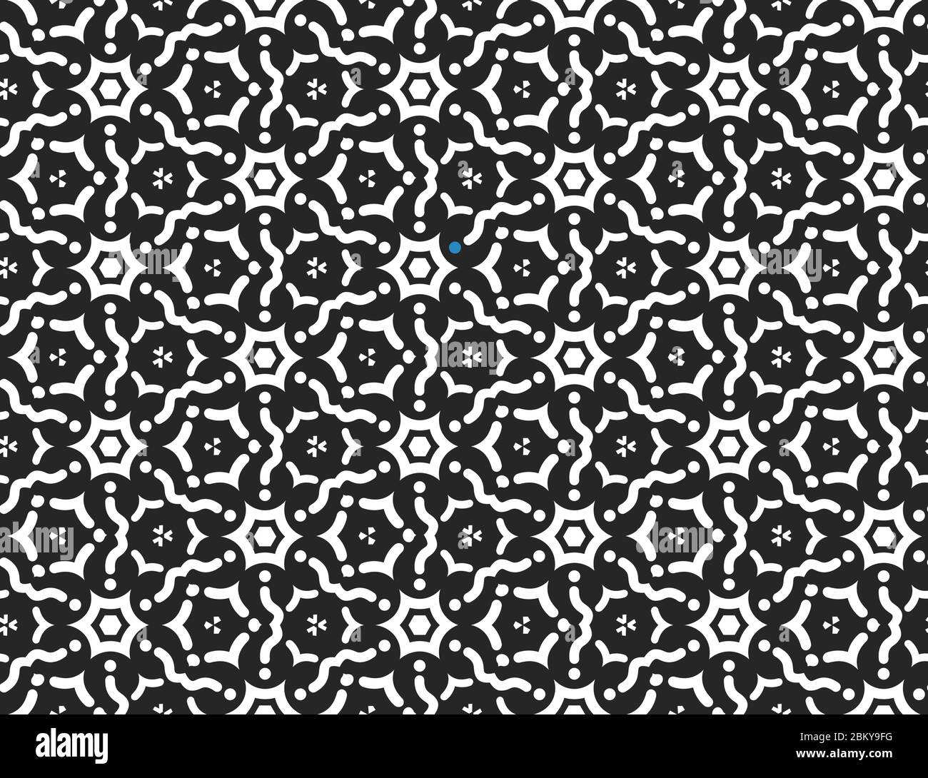 Seamless geometric pattern, texture or background vector in black and white colors. Stock Vector