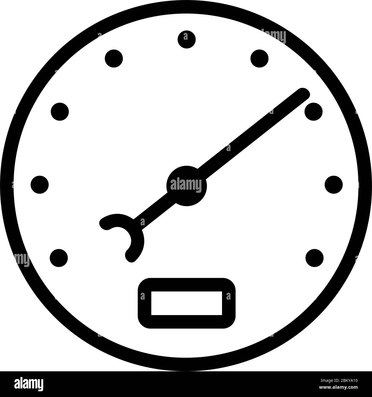 stopwatch icon vector outline illustration Stock Vector Image & Art - Alamy