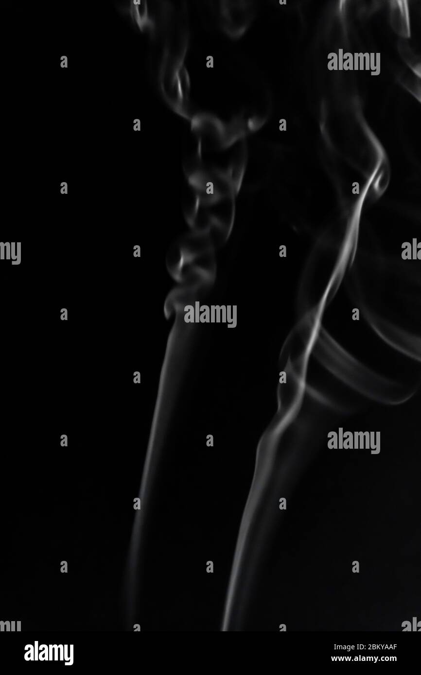 White smoke on black background photography Stock Photo Alamy