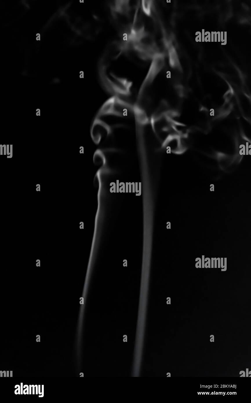 White smoke on black background photography Stock Photo Alamy
