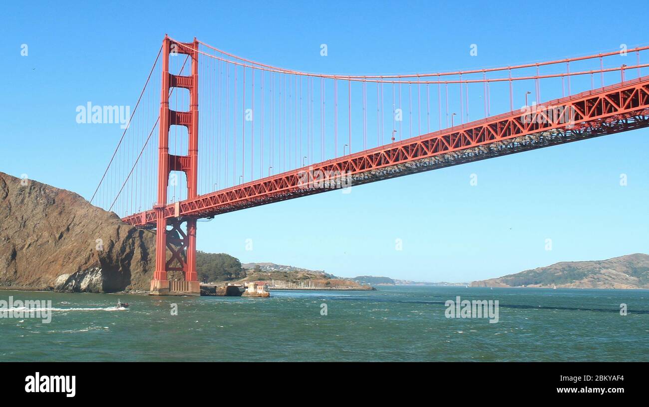 The Golden Gate Bridge in San Francisco Stock Photo