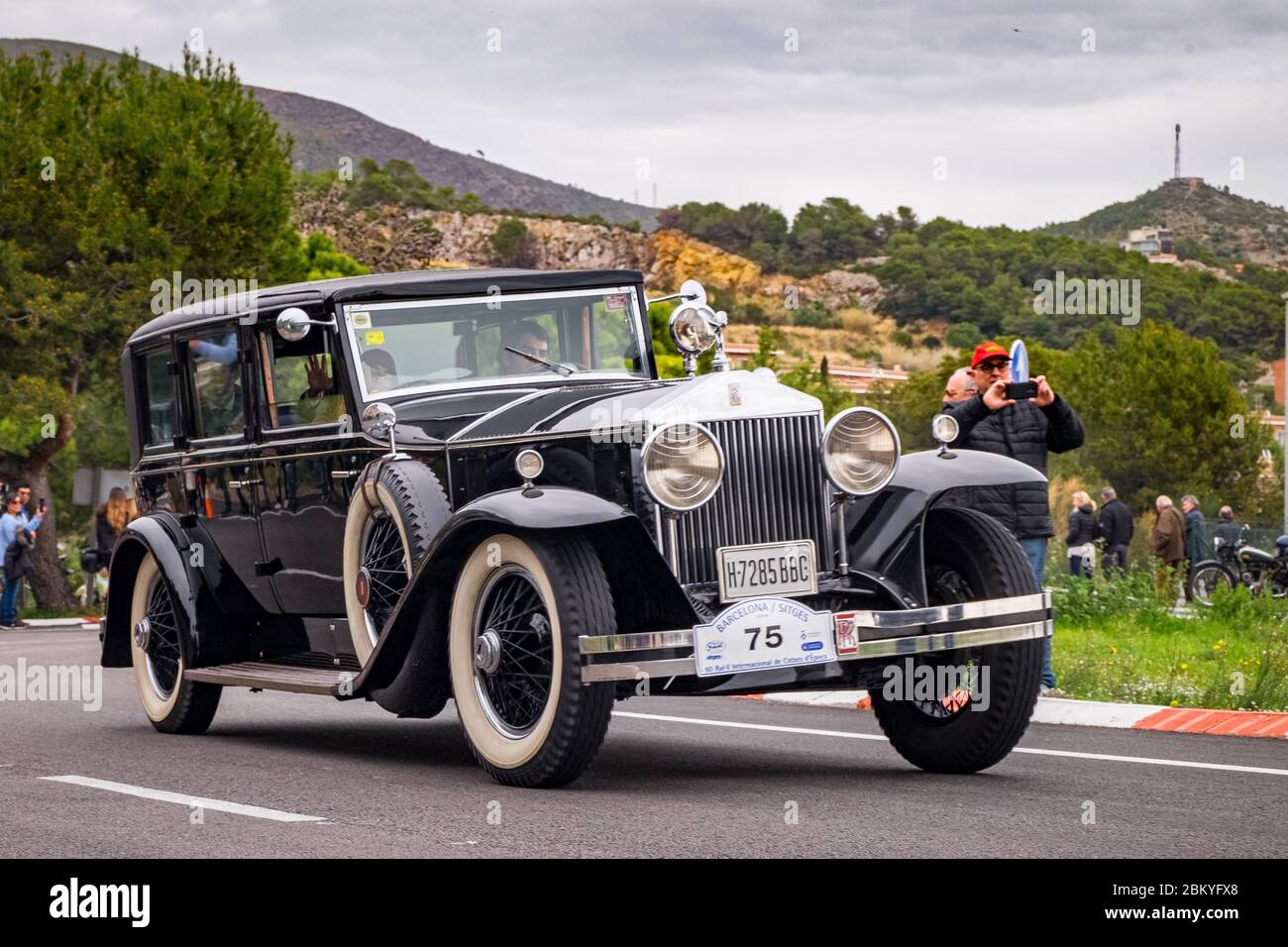 MARCH 2018: Rolls Royce Phantom I, 60 Th edition international vintage car  rallye Barcelona Sitges Stock Photo - Alamy