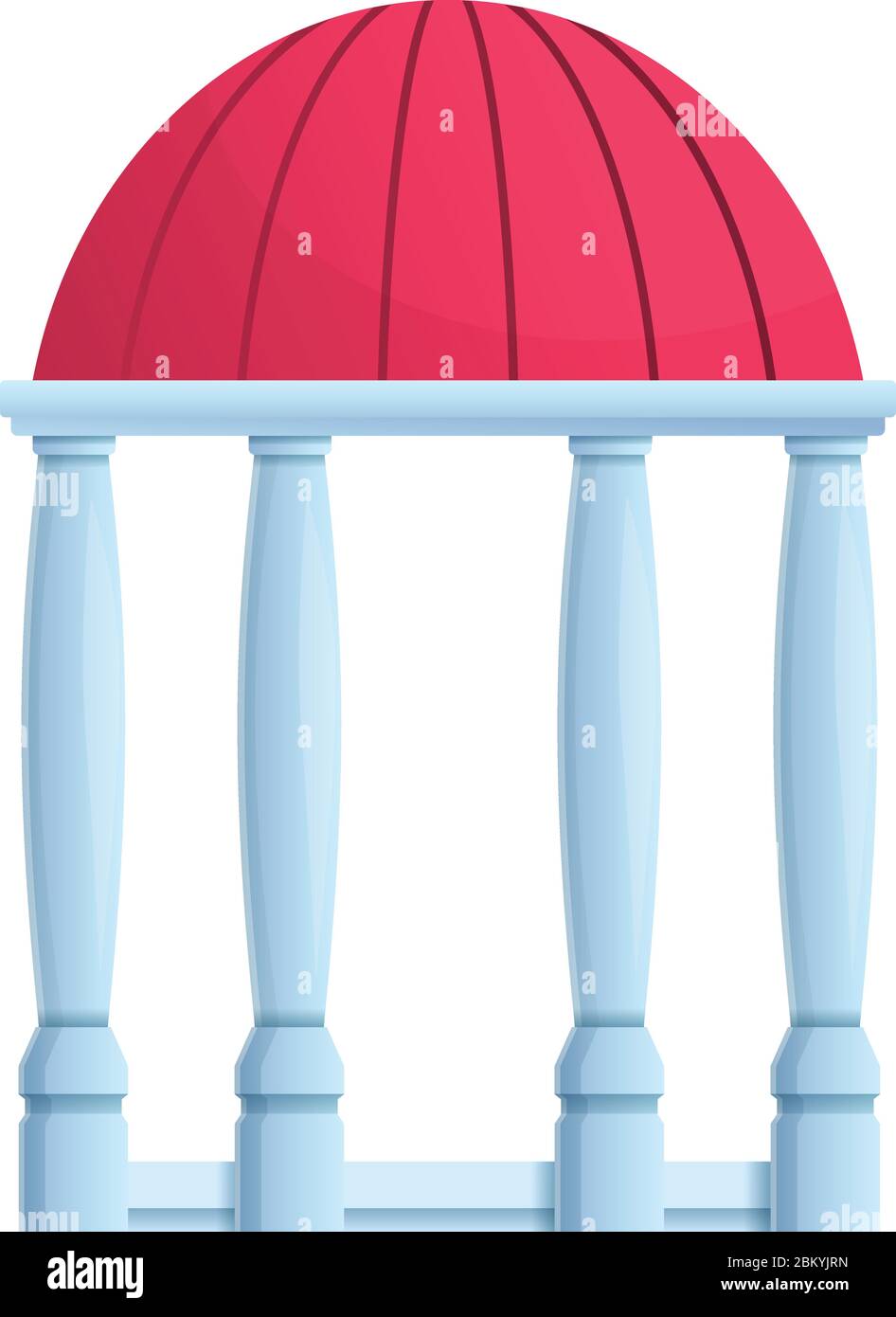 European gazebo icon. Cartoon of european gazebo vector icon for web ...