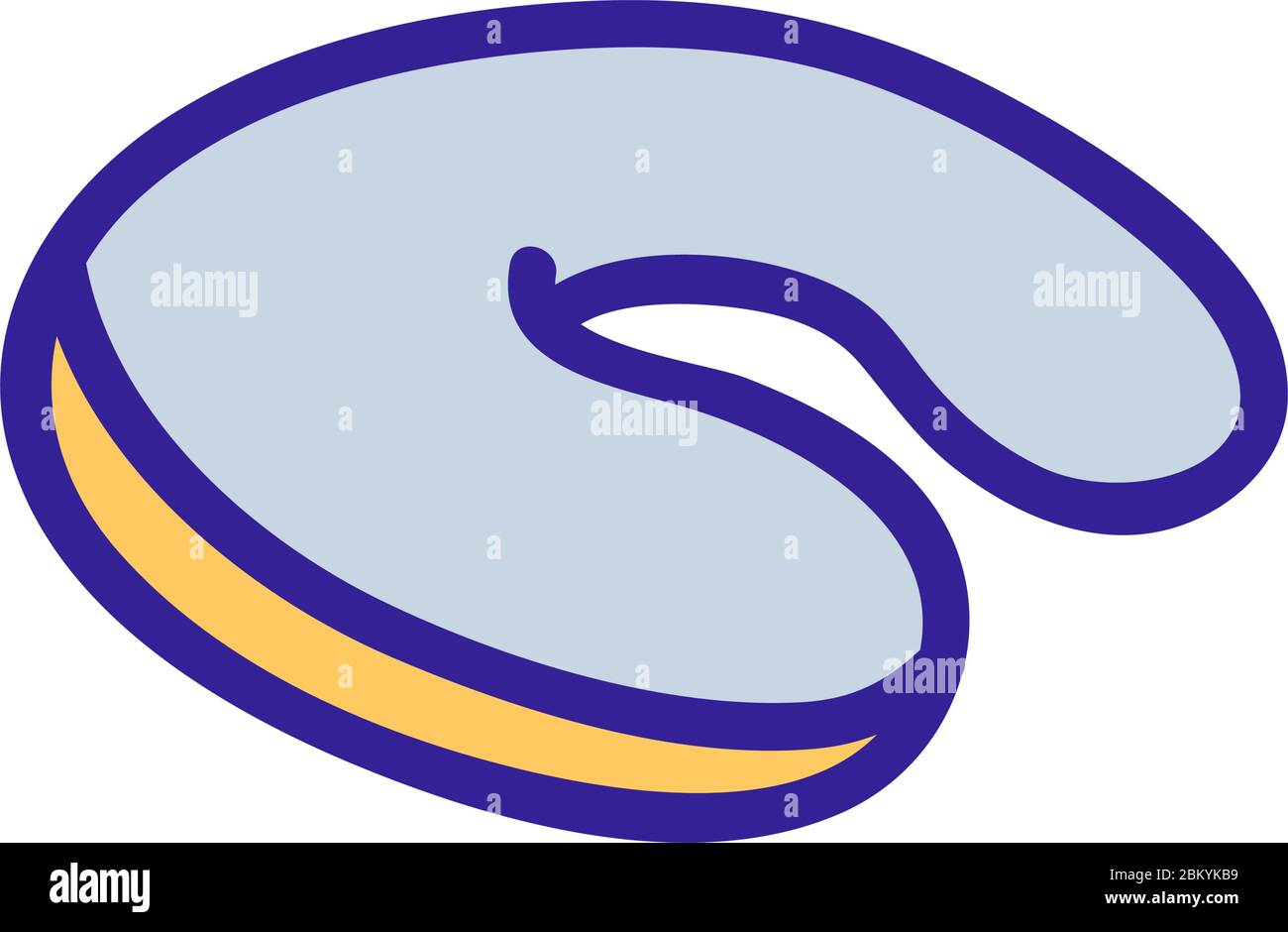 disassembling pillows icon vector outline illustration Stock Vector ...