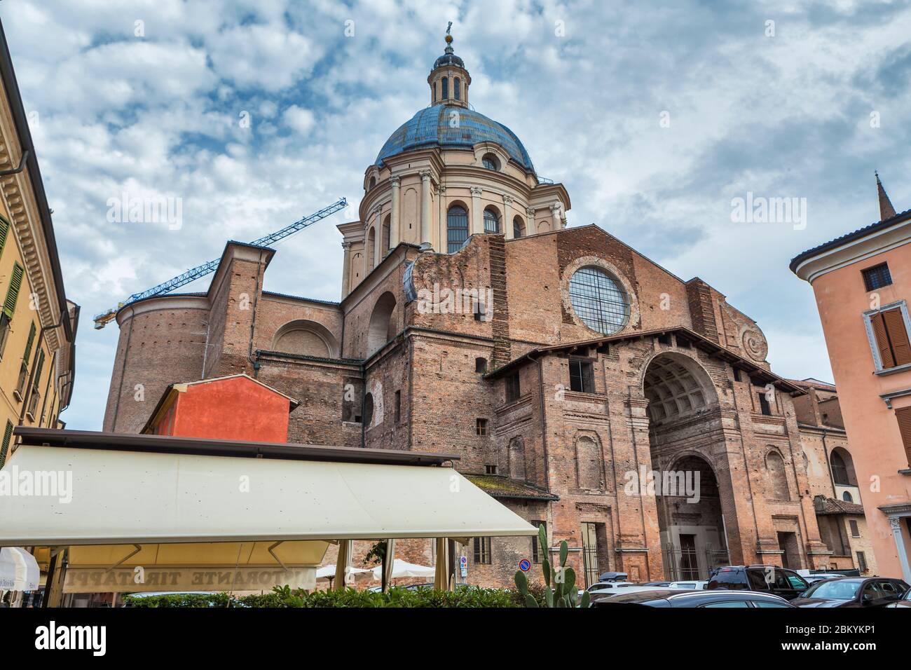 Basilica of Sant'Andrea, Mantua, Lombardy, Italy Stock Photo