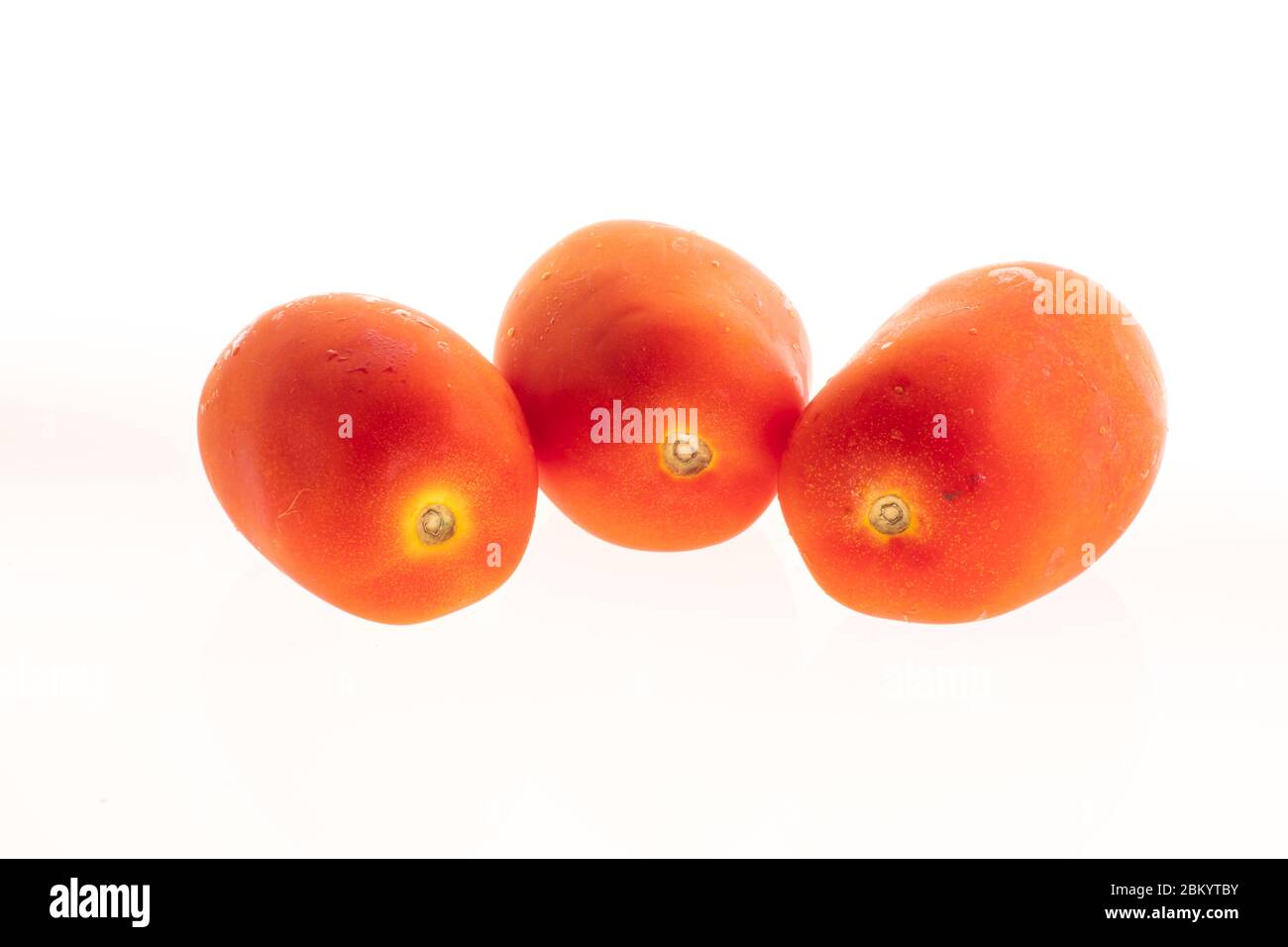 Two Onions orange isolated on white background Stock Photo