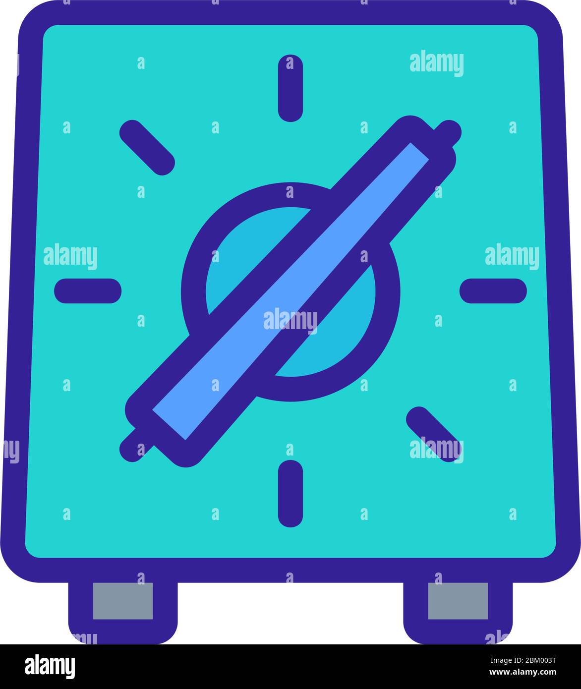 auxiliary hotplate icon vector outline illustration Stock Vector Image ...