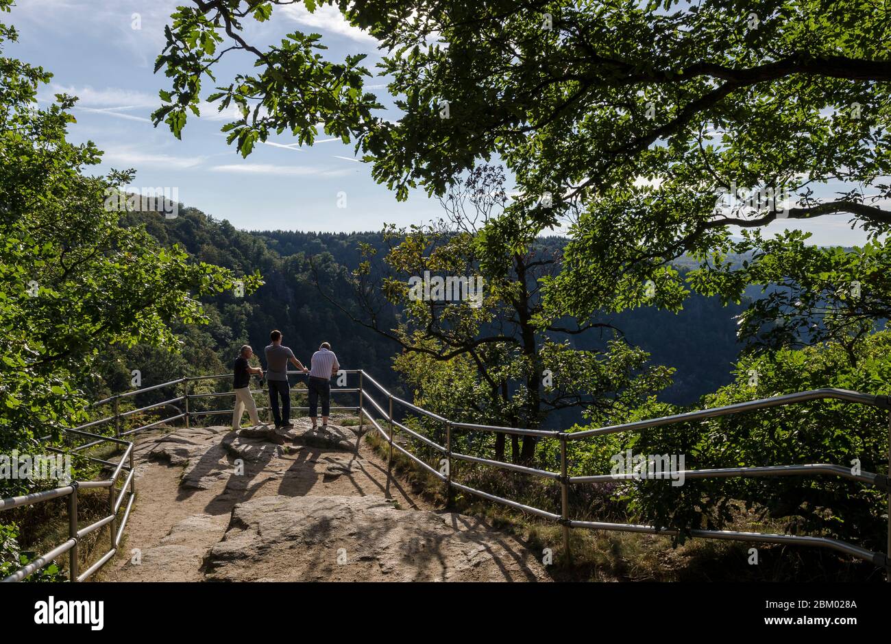 Hexentanzplatz, Thale, Harz, Sachsen-Anhalt, Deutschland, Europa Stock