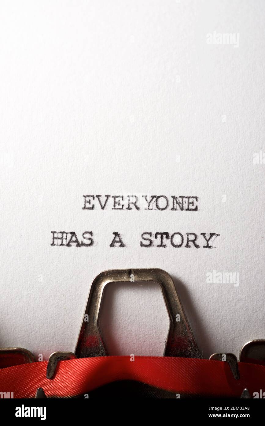 Everyone Has A Story High Resolution Stock Photography And Images Alamy Everyone Has A Story High Resolution Stock Photography And Images Alamy