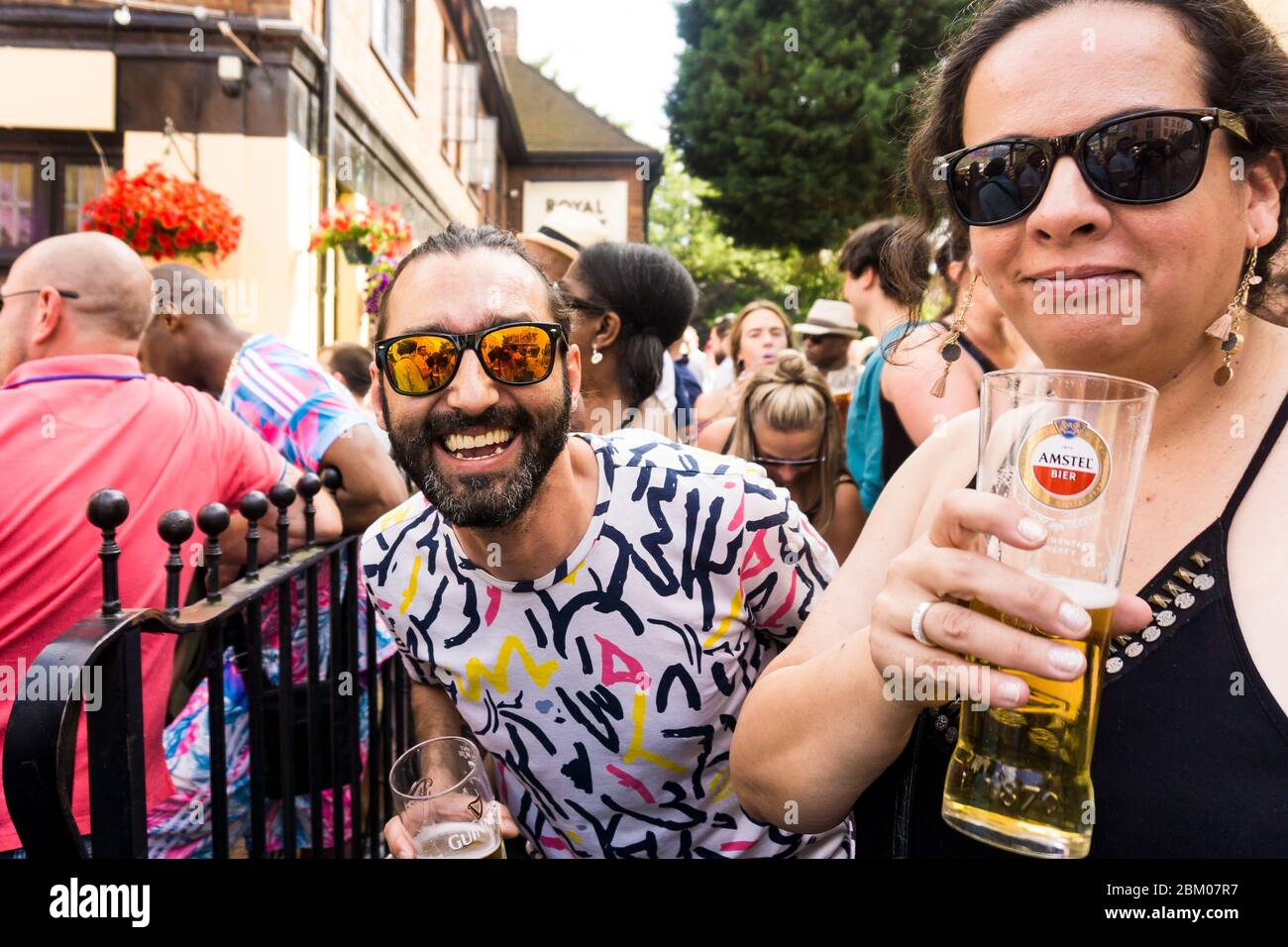 Digitalsoul street party at Royal Albert pub in South London part of the Crystal Palace festival Stock Photo