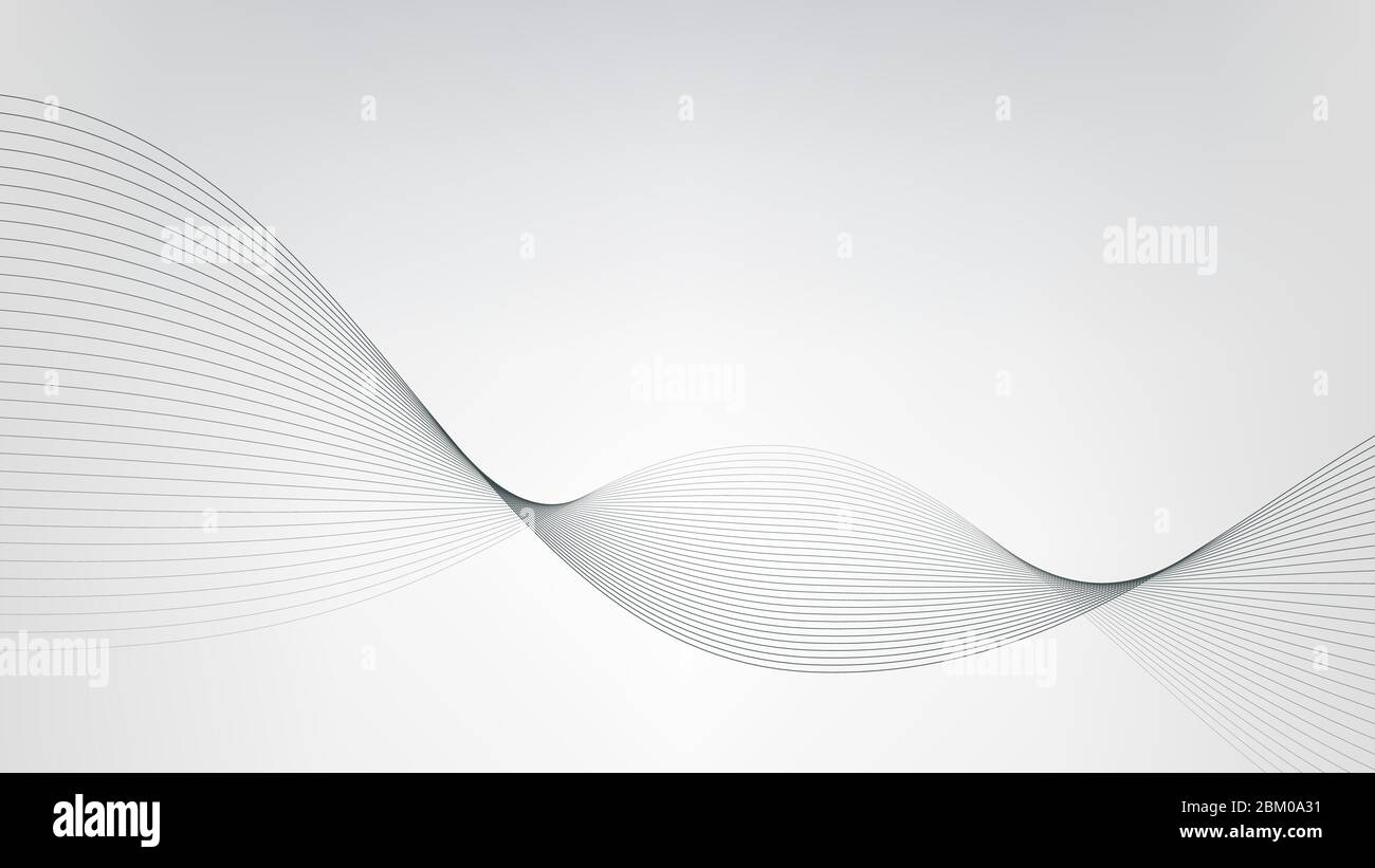 Abstract white and gray gradient background. Shapes design background. Stock Vector