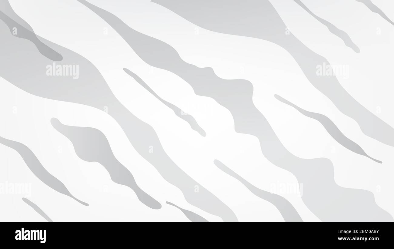 Abstract white and gray gradient background. Shapes design background. Stock Vector