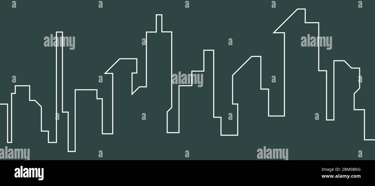 City landscape background vector illustration Stock Vector