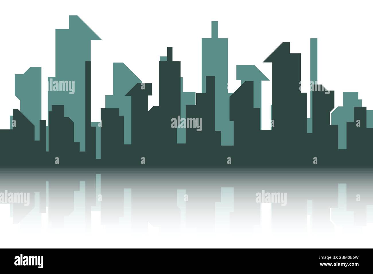 City landscape background vector illustration Stock Vector