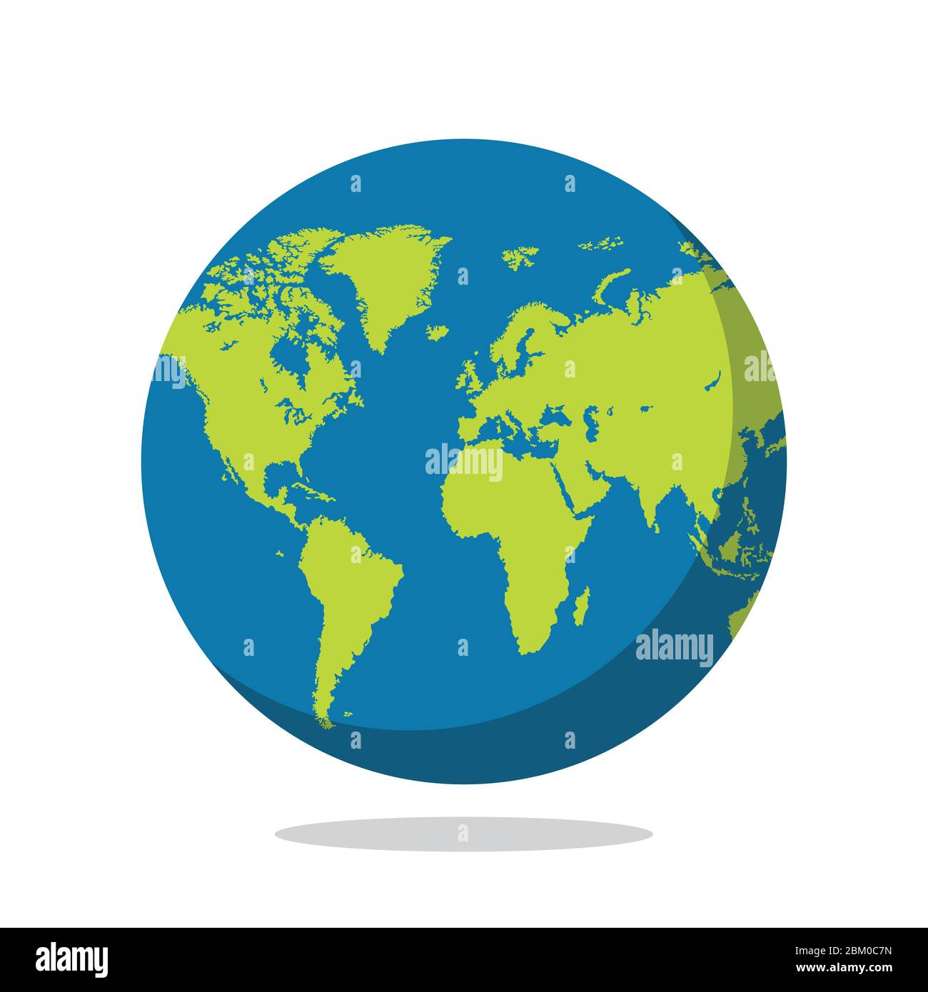Earth globe vector illustration isolated Stock Vector Image & Art - Alamy