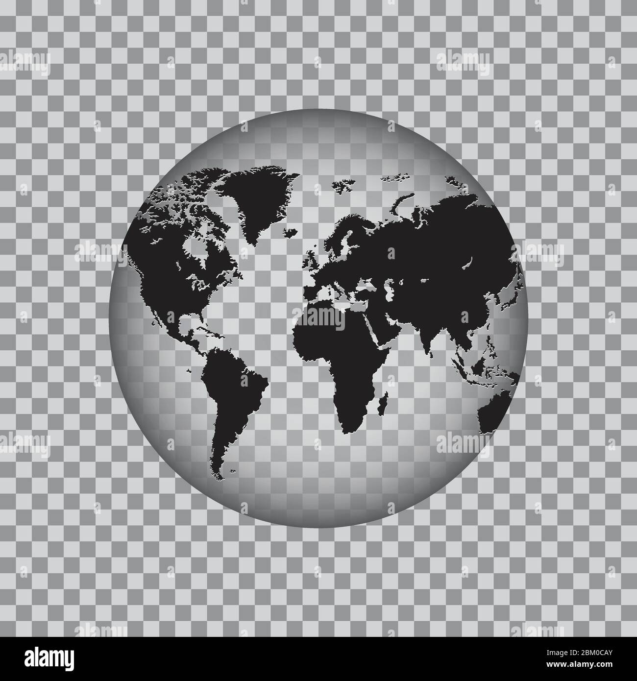 Earth globe vector illustration isolated Stock Vector Image & Art - Alamy