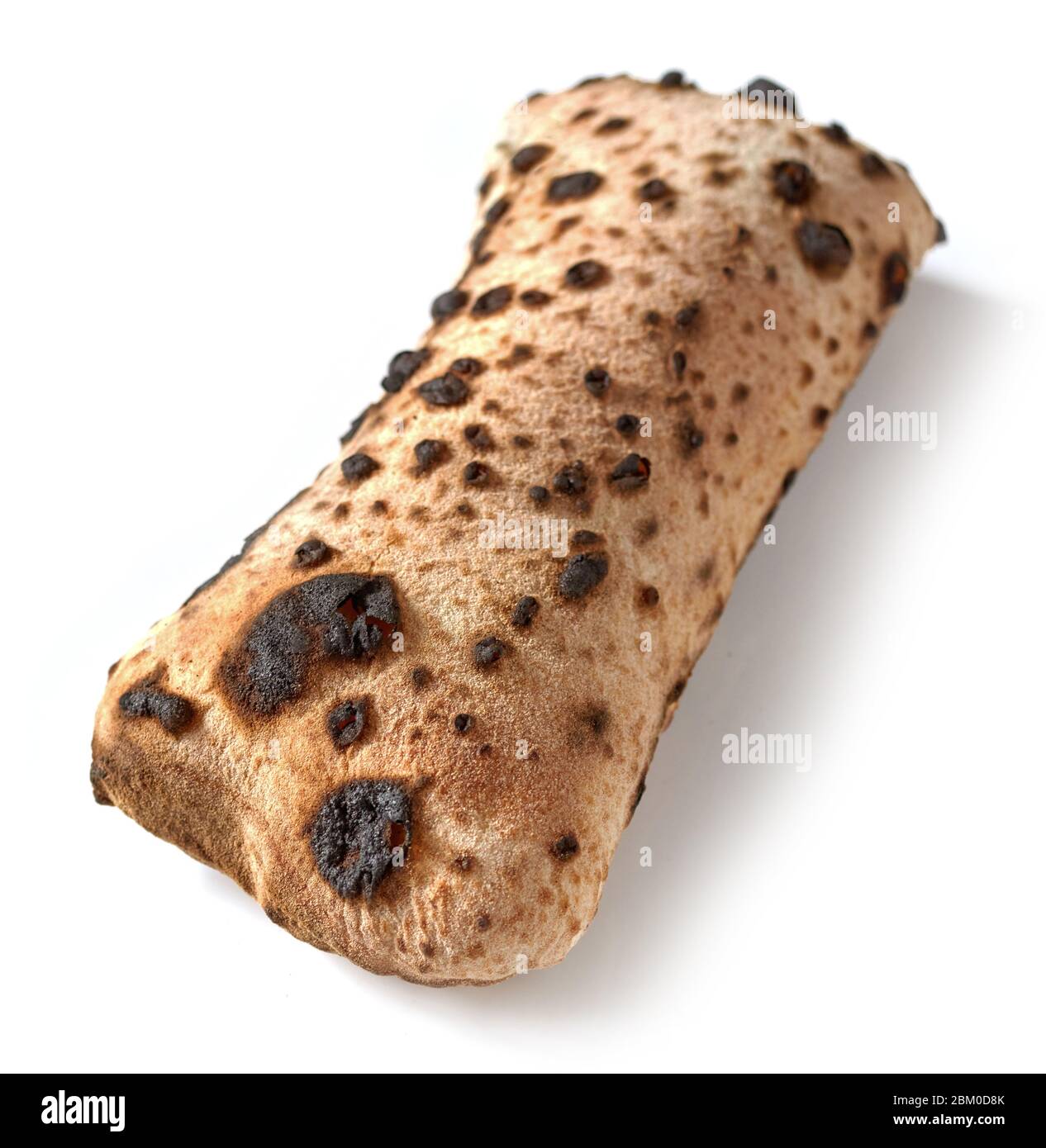 freshly baked artisan bread isolated on white background Stock Photo ...