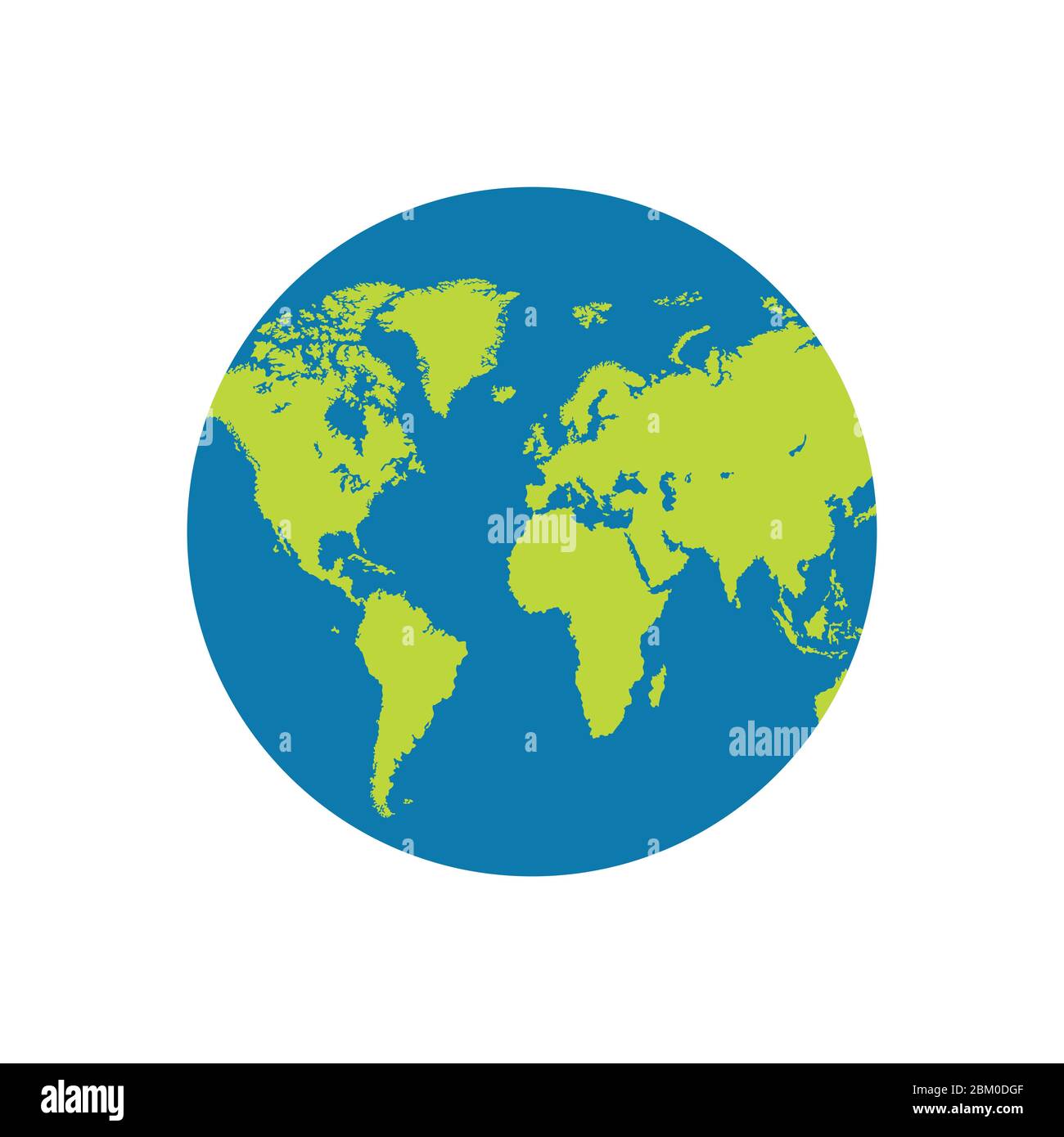 Earth globe vector illustration isolated Stock Vector Image & Art - Alamy