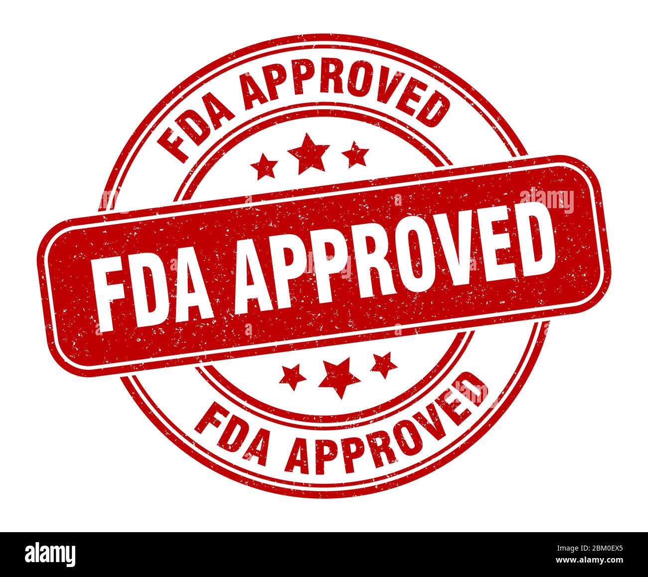 fda approved stamp. fda approved label. round grunge sign Stock Vector