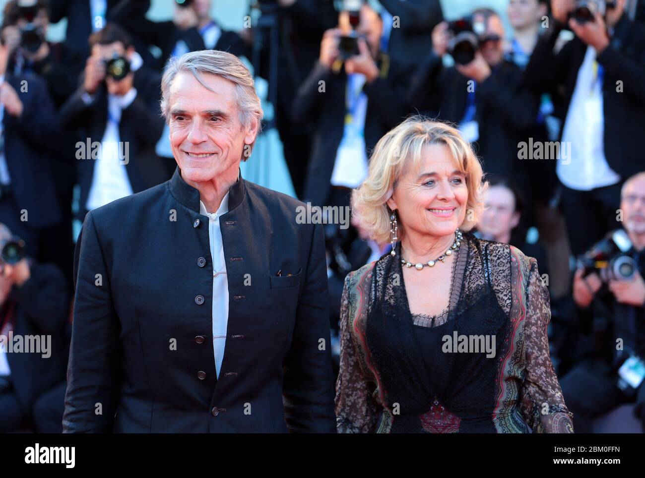 VENICE, ITALY - AUGUST 31: Sinead Cusack and Jeremy Irons  attends the premiere of 'La La Land' during the 73rd Venice Film Festival August 31, 2016 Stock Photo