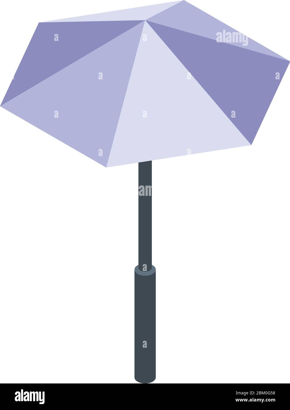 Garden umbrella icon, isometric style Stock Vector