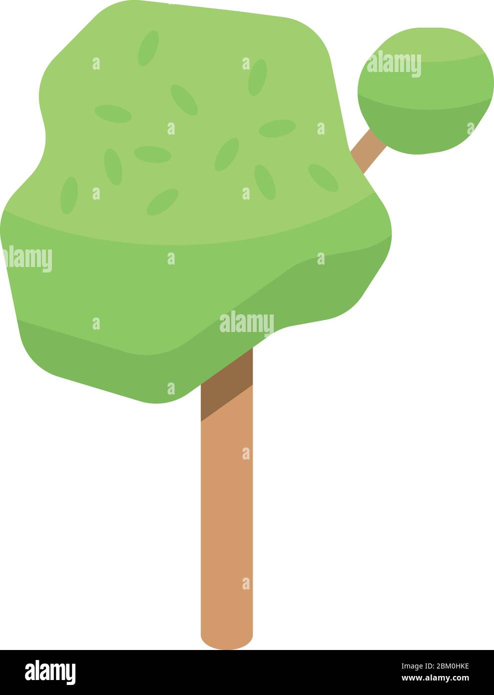 Garden Tree Icon Isometric Style Stock Vector Image Art Alamy