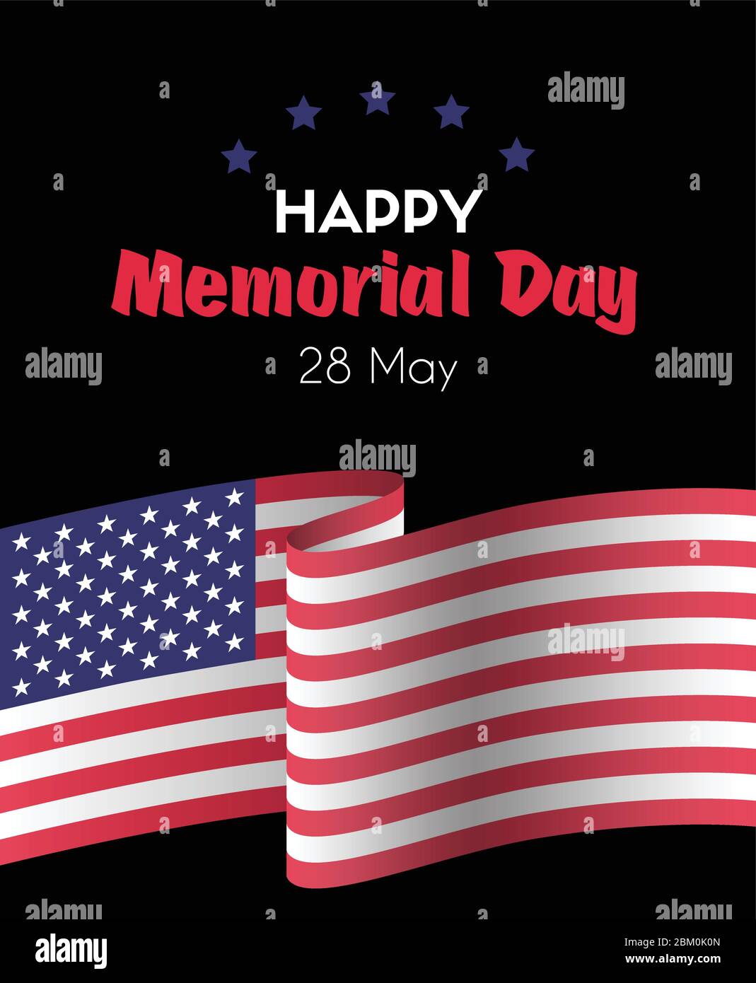 Happy Memorial Day Concept Made From American Flag On White Stone Background.  Stock Photo, Picture and Royalty Free Image. Image 187402831.