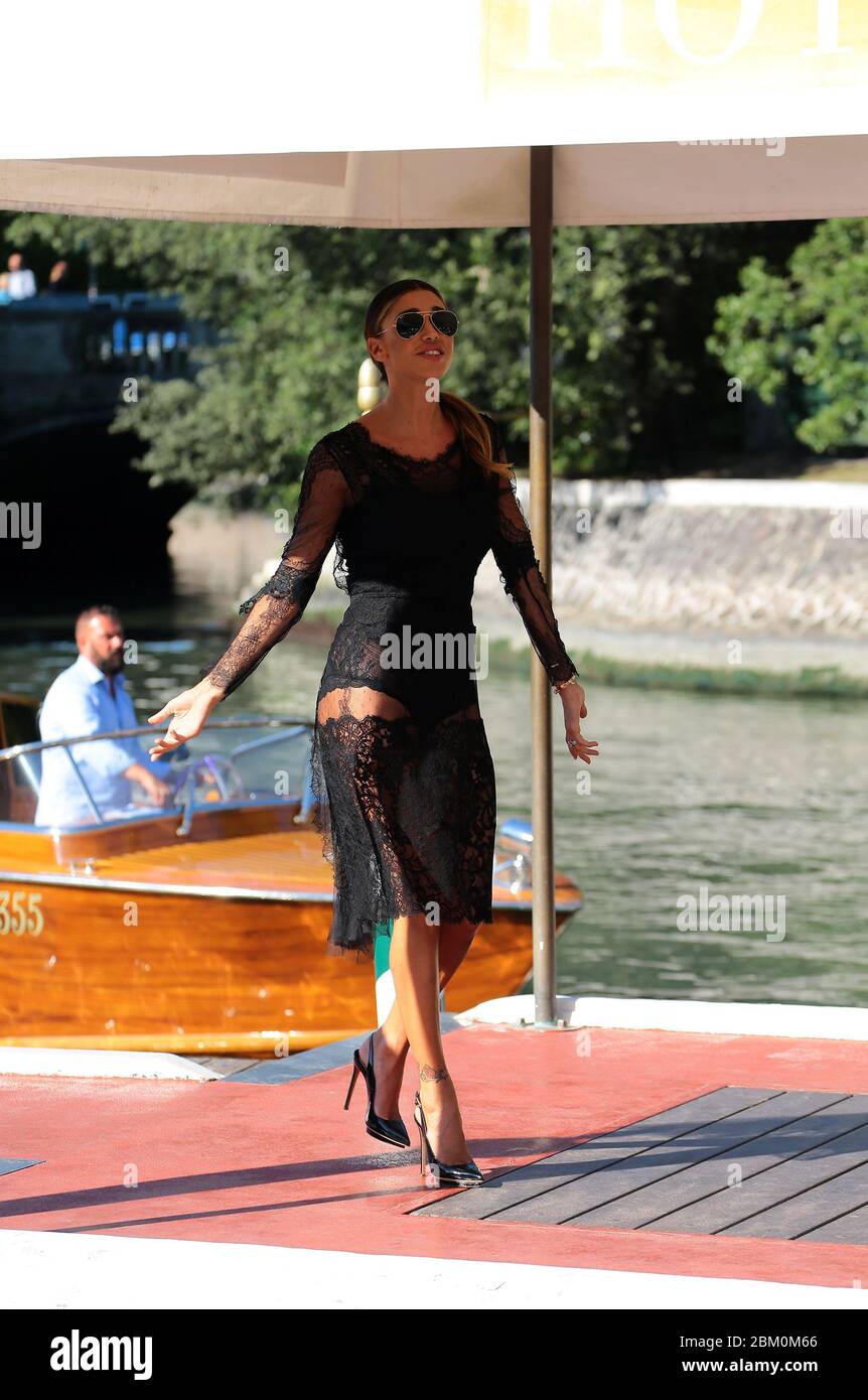 Venice, Italy. 01 September, 2016. Belen Rodriguez arrive at Lido during the 73nd Venice Film Festival 2016 Stock Photo